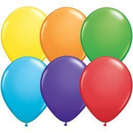 11 inch Rainbow Assortment okrúhly balón (100 ks/balenie)