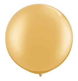 30 inch zlatý metalický latexový balón (2 ks/bal)