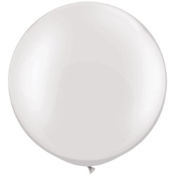 30 inch biely perleťový latexový balón (2 ks/bal)