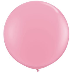 3 FT bledo ružový štandardný latexový balón (2 ks/bal)