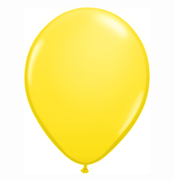 11 inch žltý štandardný latexový balón (6 ks/bal)
