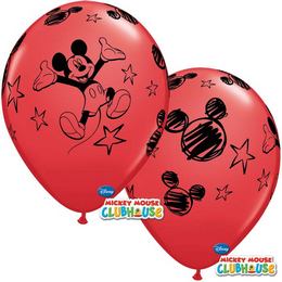 11 inch balón Mickey Mouse red (6 ks/bal)
