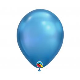 11 inch Modré (Chrome) okrúhle latexové balóny, 28 cm, 25 ks
