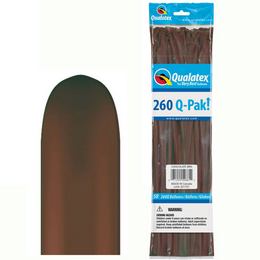 260Q Chocolate Brown (Fashion) Q-Pak party modelovacie balóny (50 ks/balenie)