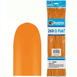 260Q Orange (Standard) Q-Pak party modelovacie balóny (50 ks/balenie)