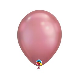 7 inch Ružové (Chrome) okrúhle gumené (latexové) balóny 18 cm, 100ks