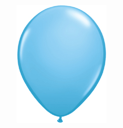 5 inch bledo modrý štandardný latexový balón (100 ks/bal)