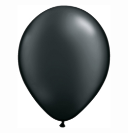 5 inch čierny perleťový latexový balón (100 ks/bal)