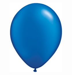 5 inch tmavo modrý perleťový latexový balón (100 ks/bal)