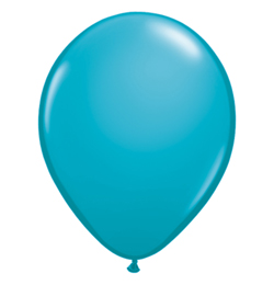 11 inch tyrkysovo modrý módny latexový balón (100 ks/bal)