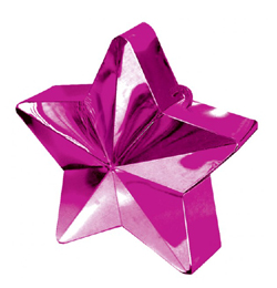 Závažie na balóny - Cyklámenová hviezda - 170 g