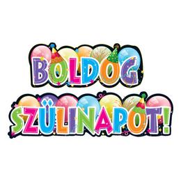 Banner - s nápisom Boldog Szülinapot, 148 x 27 cm