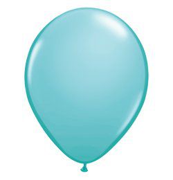 Caribbean Blue - karibské modré (Fashion) okrúhle balóny (25 ks/balenie)