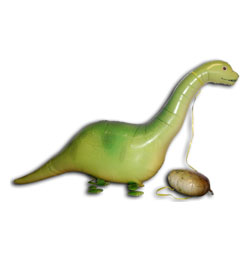 Chodiaci balón - Brontosaurus