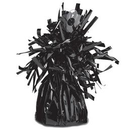 Čierne závažie na balóny so strapcami - 170 g