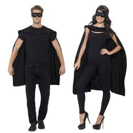 Čierny plášť a maska Zorro