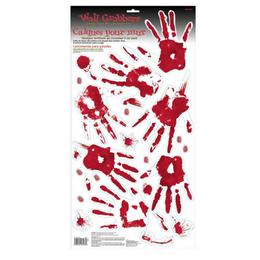 Dekoračná nalepovačka krvavé odtlačky rúk