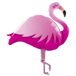46 inch Pink Flamingo Super Shape fóliový balón