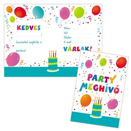 Jamboree party pozvánky a obálky, 8 ks