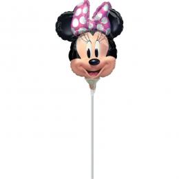 Minnie Mouse Forever Mini Shape Fóliový balón na paličke