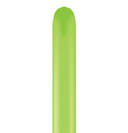 350Q bledo zelené módne modelovacie balóny (100 ks/bal)