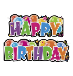 Happy Birthday narodeninový party banner - 136 cm