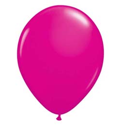 5 inch cyklamenový módny latexový balón (100 ks/bal)