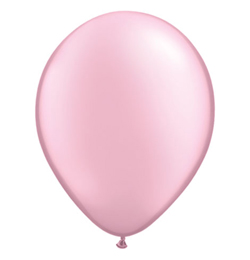 11 inch bledo ružový perleťový latexový balón (6 ks/bal)