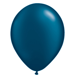 11 inch polnočný modrý perleťový latexový balón (25 ks/bal)