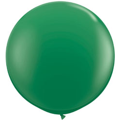 3 FT zelený štandardný latexový balón (2 ks/bal)