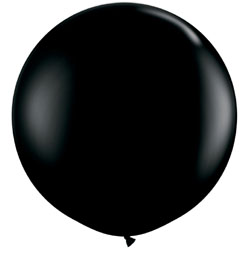 3 FT čierny latexový balón (2 ks/bal)