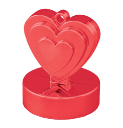 Závažie na balón - srdce červené - 110 gr