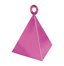 Závažie na balón - pyramída magenta - 110 gr