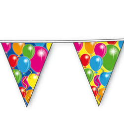 Balloons party vlajková girlanda - 10 m