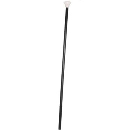 Čierna umelohmotná palica