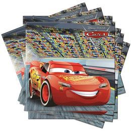 Party servítky Cars - Autá 3 - 33 cm x 33 cm, 20 ks