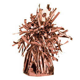 Rosegold - ružovozlaté strapcové závažie na balóny - 170 g