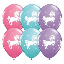 11 inch Whimsical Unicorn Special Assortment balóny (25 ks/balenie)