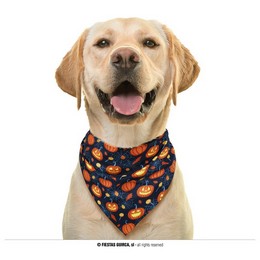 Šatka pre psov s tekvicovým motívom