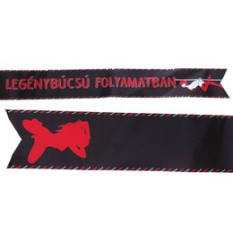 Šerpa s nápisom - Legénybúcsú Folyamatban
