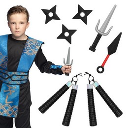 Set zbraní ninja, 7 ks