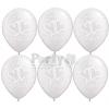 11 inch  Entwined Hearts Pearl White  latexové svadobné balóny 6ks/bal