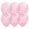 11 inch Snowflakes & Sparkles latexové balóny 50kusov / balík