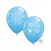 11 inch Tiny Tatty Teddy Baby Boy Pale Blue balón (25 ks/balenie)