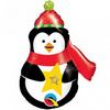 14 inch Precious Penguin - fóliový balón vianočný tučniak