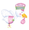 It is a Girl - Bundle of Joy Stork Super Shape fóliový balón k narodeniu bábätka