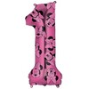 Balón fóliový narodeninové číslo 1 - Minnie Mouse 66 cm