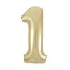 Bledo-zlatý fóliový balón Super Shape číslo 1, 34 inch