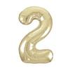 Bledo-zlatý fóliový balón Super Shape číslo 2, 34 inch