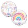 22 inch Welcome Baby Boho Rainbows Bubble balón